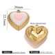 Heart-shaped white with medium pink-gold Picture2