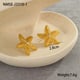 NMSE-J3310-1 Diamond Starfish Earrings
