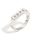 Long English Letter Ring-Steel/Number 7 Picture5