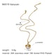 White medal necklace