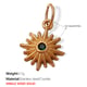 PJ277GNG Green Stone Gold Pendant Picture12