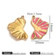 Gold Shaped Pendant Oil Drop-Rose Red Picture2