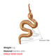 PJ291G Single-sided solid gold pendant Picture5