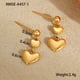 NMSE-A457-1 Round Bead Love Earrings