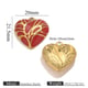 Peach heart oil drop totem gold-wine red Picture15