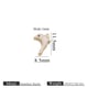 Gold Double-Sided Oil Drop Pendant - Dolphin White Picture18