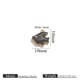 Gold Oil Drop Pendant - Goldfish Black Picture67