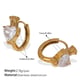 EH1141WEG White Zirconium Small Earrings Picture2