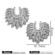 Steel Pendant - U-Shaped Double Hole Leaf Picture6