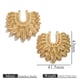 Gold Pendant - U-Shaped Double Hole Leaf Picture5