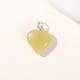 Lemon Topaz Heart
