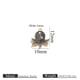 Gold Double-Sided Oil Drop Pendant - Octopus Black Picture79