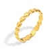 Simple Mini Heart Open Ring - Gold