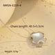 NMSN-E359-4 Steel Cross Necklace Picture6