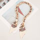 [Geometric pattern] Single shoulder decorative chain 54cm Picture10