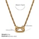 XL718G gold necklace Picture9