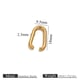 Gold opening 2.3*9.5*18 Picture19
