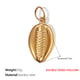 PJ273G Double-sided hollow gold pendant Picture11