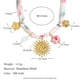 Collier avec pendentif ruban et expression solaire - Or Image4