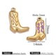 Gold single-sided oil drip-purple Picture29