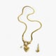 Gold necklace J Picture17