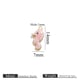 Gold double-sided oil drop small pendant-seahorse pink Picture28