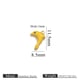 Gold double-sided oil dripping small pendant-Dolphin yellow Picture22