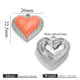 Heart-shaped cross pattern heart-shaped steel color-orange Picture4