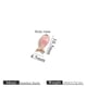 Gold double-sided oil drop small pendant-small fish pink Picture39
