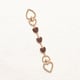 Brown heart extension chain 17cm/【Bag extension chain】 Picture4