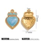 Gold Heart Crown Oil Drop-Blue Picture3