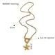 Gold starfish necklace Picture3
