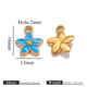 Five Leaf Flower Pendant - Blue Picture14