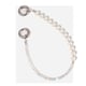White pearl mobile phone lanyard (with double buckle) Picture3