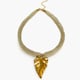 Gold leaf necklace Picture2