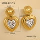 NMSE-E357-5 Love Zircon Earrings Picture8