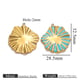 Gold Shaped Pendant Oil Drops-Blue Picture4