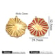 Gold Shaped Pendant Oil Drop - Red Picture6