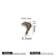 Gold Double-Sided Oil Drop Pendant - Dolphin Black Picture24