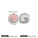 Steel Square Pink Turtle Picture6