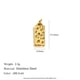 Colgante de queso - Oro Imagen5