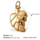PJ206G Single Gold Pendant Picture7