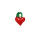 A peach heart 