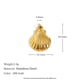 Long Shell Pendant - Gold Picture3