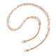 Pearl braided mobile phone lanyard (with clip, about 120cm) 