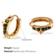EH1108GNG Green Diamond Gold Earrings Picture5