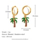 Summer Fruit Oil Drop Pendant Earrings-Gold-4 Picture4