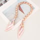 [Striped Series ● Pink] Single Shoulder Decoration Chain 54cm Picture8