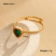 NMSR-G358-1 Green Love Ring/One Size