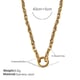 XL638G gold necklace Picture13